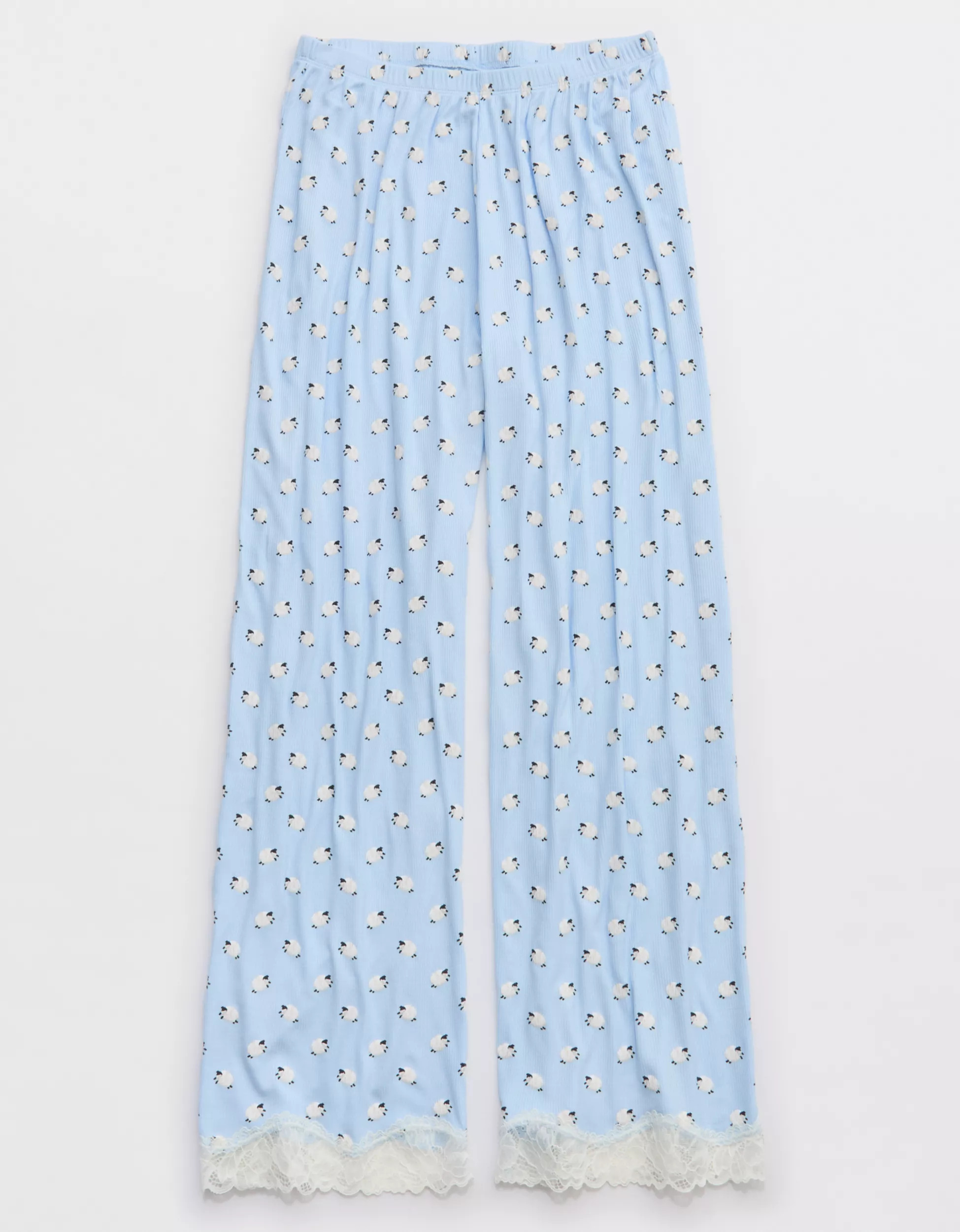 Aerie Real Soft® Rib Trouser PJ | Aerie