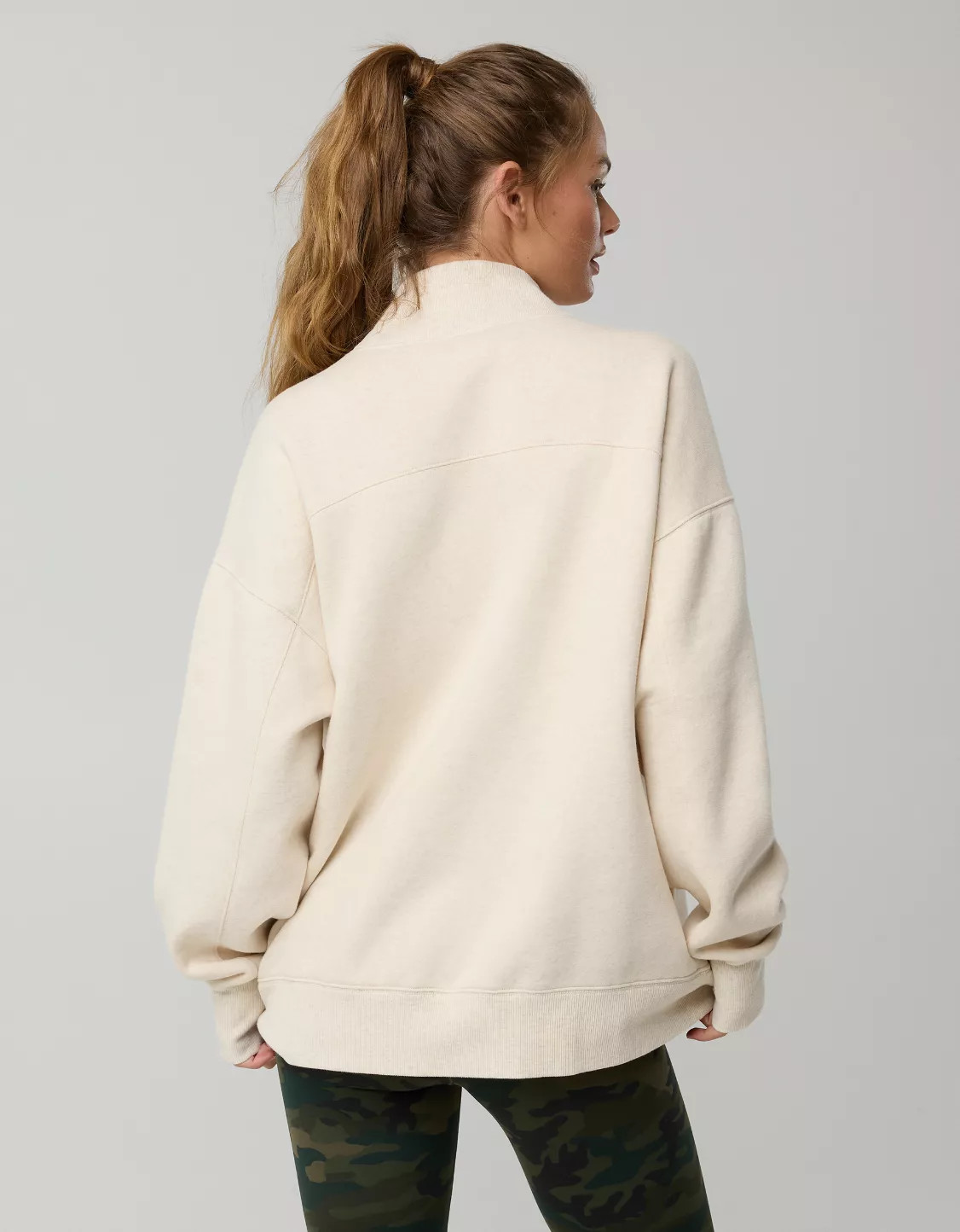 OFFLINE By Aerie Cloud Fleece Oversized Mockneck Sweatshirt | Aerie