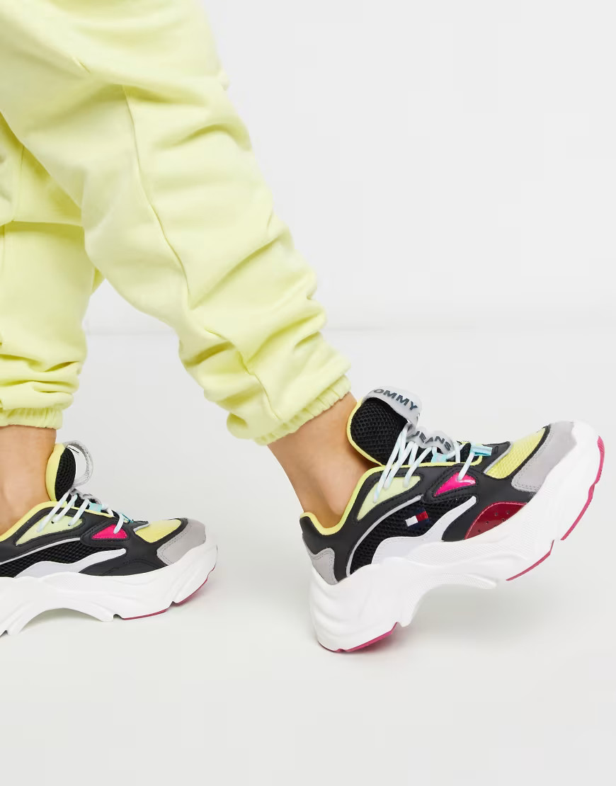 Tommy Jeans chunky sneakers in black | ASOS (Global)