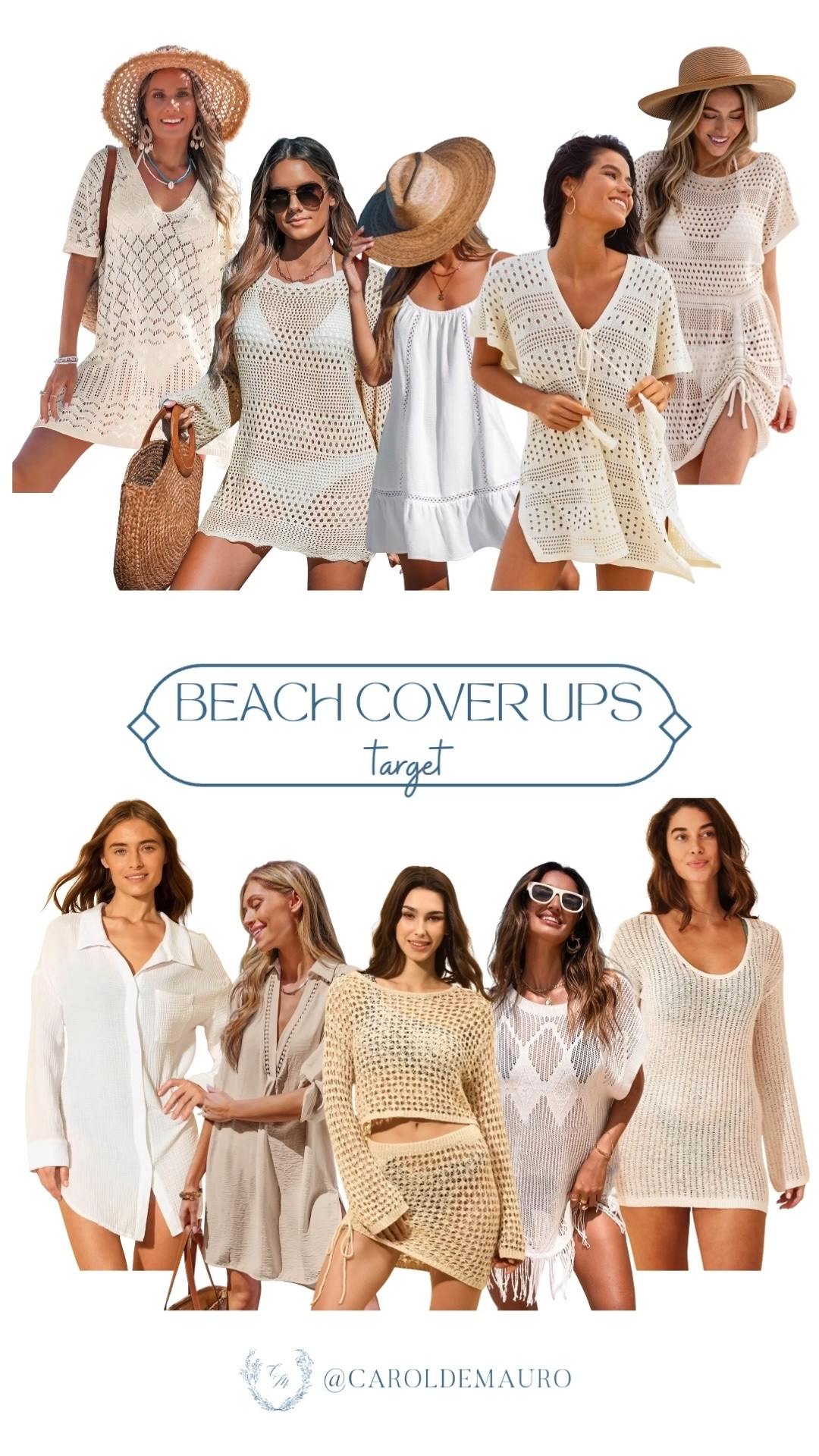 Pack these breezy Target cover-ups that are a total must-have for your next beach day or tropical getaway! They’re such an easy way to transition from the sand to a seaside lunch while staying cool and looking chic.

target fashion, vacation style, resort wear, summer vibes, beach day, fashion inspo, pool day, affordable finds

#LTKSwim #LTKSeasonal #LTKootd