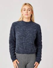 Monroe Sweater: Black Heather | Carve Designs