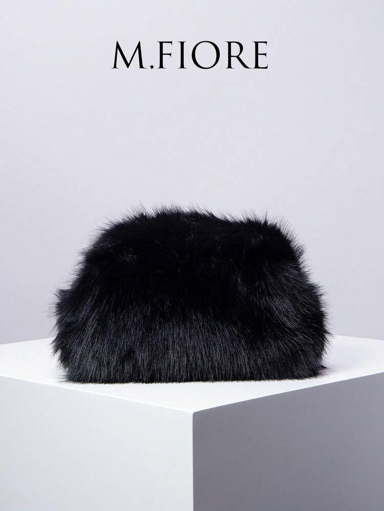 Clutch Bag For Women, Prom Bag, Bridal Party, Fur Purse, Wedding Items, Holiday Party Dress, Elegant Ladies Bags, Suitable For Parties, Gatherings, Dates, Balls | SHEIN
