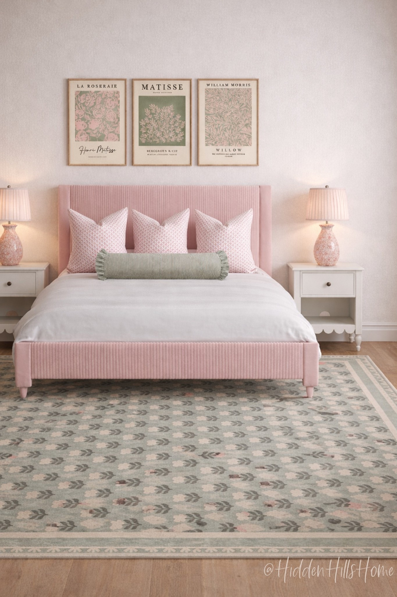 Pink and green girls bedroom decor mood board! Girls room design, tween girls room inspiration, home decor ideas, bedding, rug, nightstands, kids room 


#LTKSaleAlert #LTKKids #LTKHome