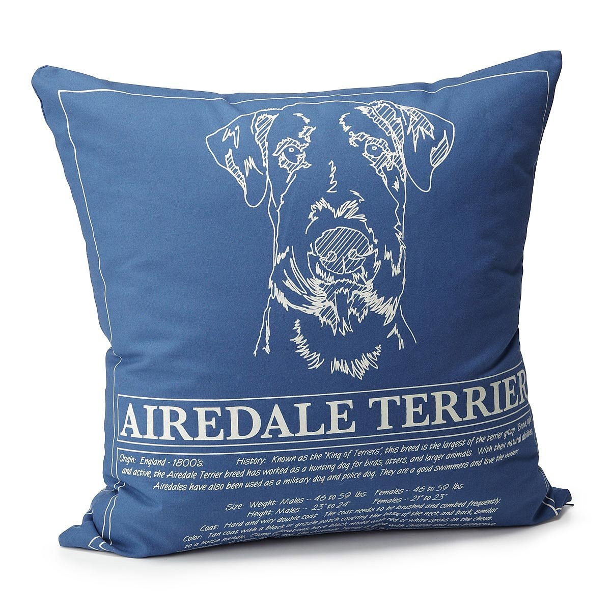 Dog Blueprint Pillows | UncommonGoods