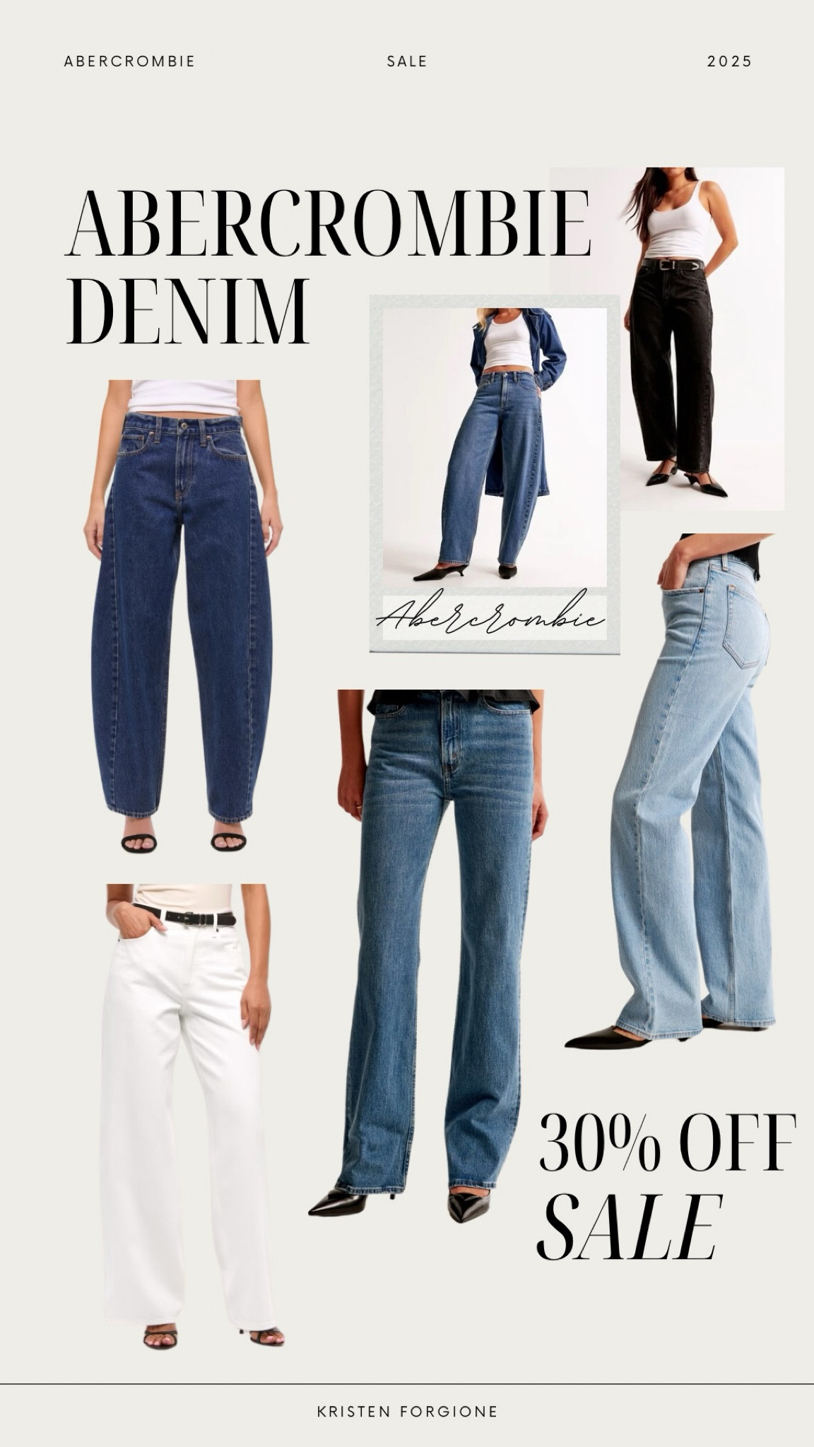 Abercrombie Denim 30% OFF SALE!! Barrel Jeans, Relaxed Straight Leg Jeans

#LTKMostLoved #LTKStyleTip #LTKSaleAlert