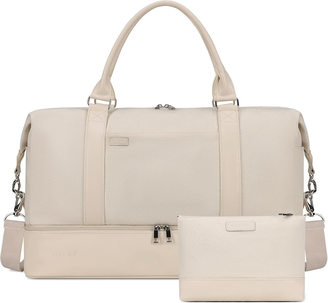 Weekender bag Weekender Bags For Women With Shoe Compartment Large Capacity Travel Overnight Bags... | Amazon (US)