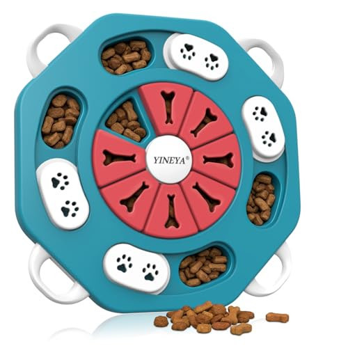YINEYA Dog Puzzle Toy, Enrichment Toys for Dogs Training IQ & Treat Brain Games, Dog Toys to Keep Them Busy, Mental Stimulation for Dogs, Puppy Toy for Treat Dispensing, Puzzle for Small, Medium, Cats | Amazon (US)