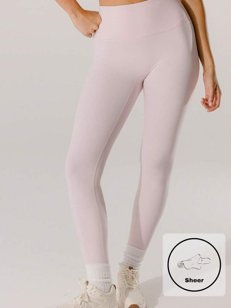 Aralina Aktivkleidung Aktiv Pastellrosa Hoher Bund Po Lift Aktive Leggings | SHEIN