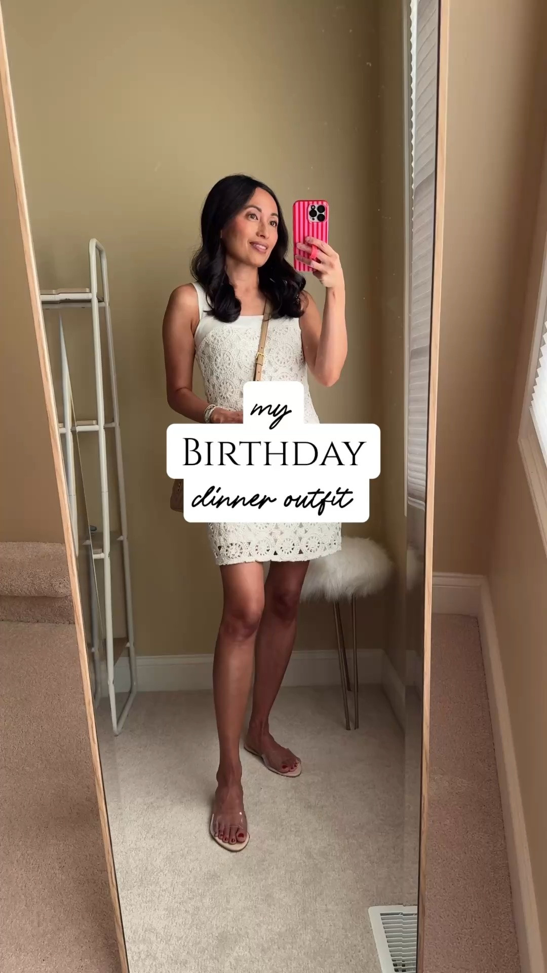 My birthday dinner outfit. White dress. Summer dress. Vacation dress. 
(currently on sale for $48)
- I was looking for a different type of dress a few weeks ago and saw this one and tried it on a whim. It’s cute and bought it for future vacations. I love the square neckline, pretty crochet details, and all natural fabric. 
- You could dress it up with heels; I wore it more casual with clear strap flat sandals. 
- I sized down. It does run roomy through the hips. 
- Clean beauty makeup from @Merit

#LTKOver40 #LTKTravel