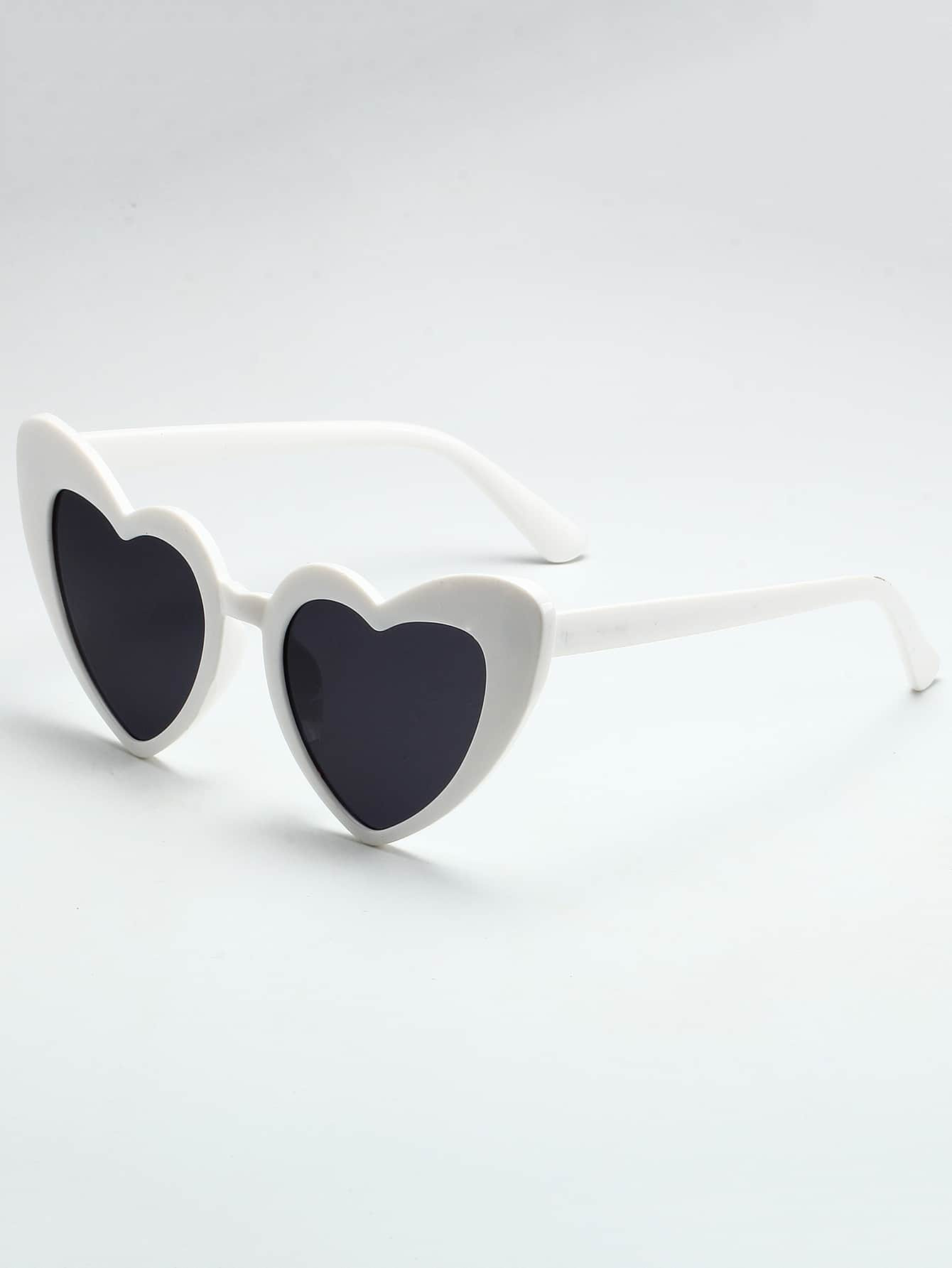 Heart Frame Fashion Glasses | SHEIN