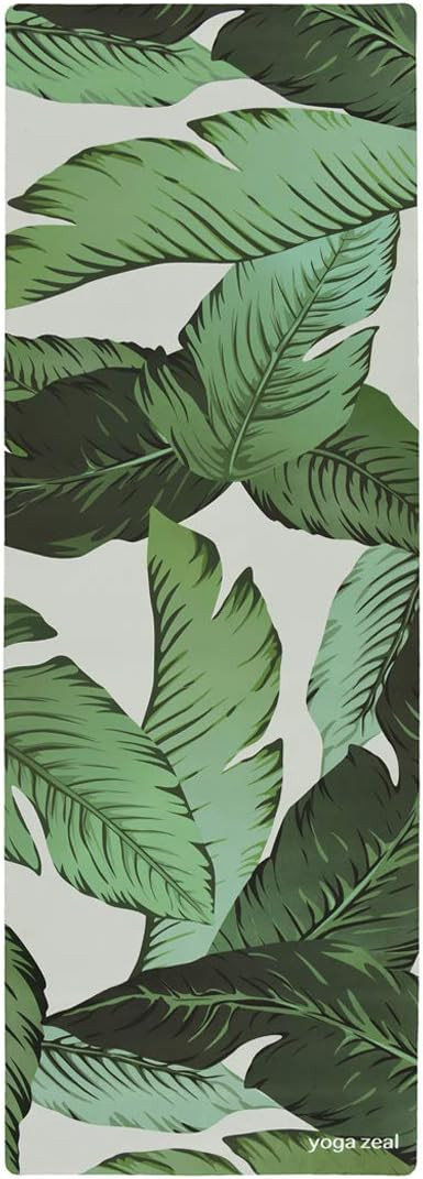 Yoga Mats By Yoga Zeal - Luxuriously Soft, Thick, Non-Slip, Hot Yoga Mat. Eco Printed. Designed t... | Amazon (US)