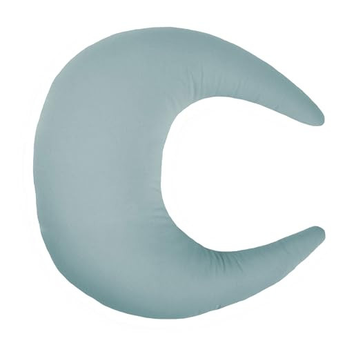 snuggle me Organic Nursing Pillow - Bottle & Breastfeeding Pillow with Organic Cotton Cover & Fiberfill, Machine Washable, Newborn Essentials Must Haves (Slate) | Amazon (US)