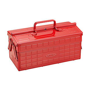Toyo Steel Toolbox with Cantilever Ameico Yellow | The Container Store