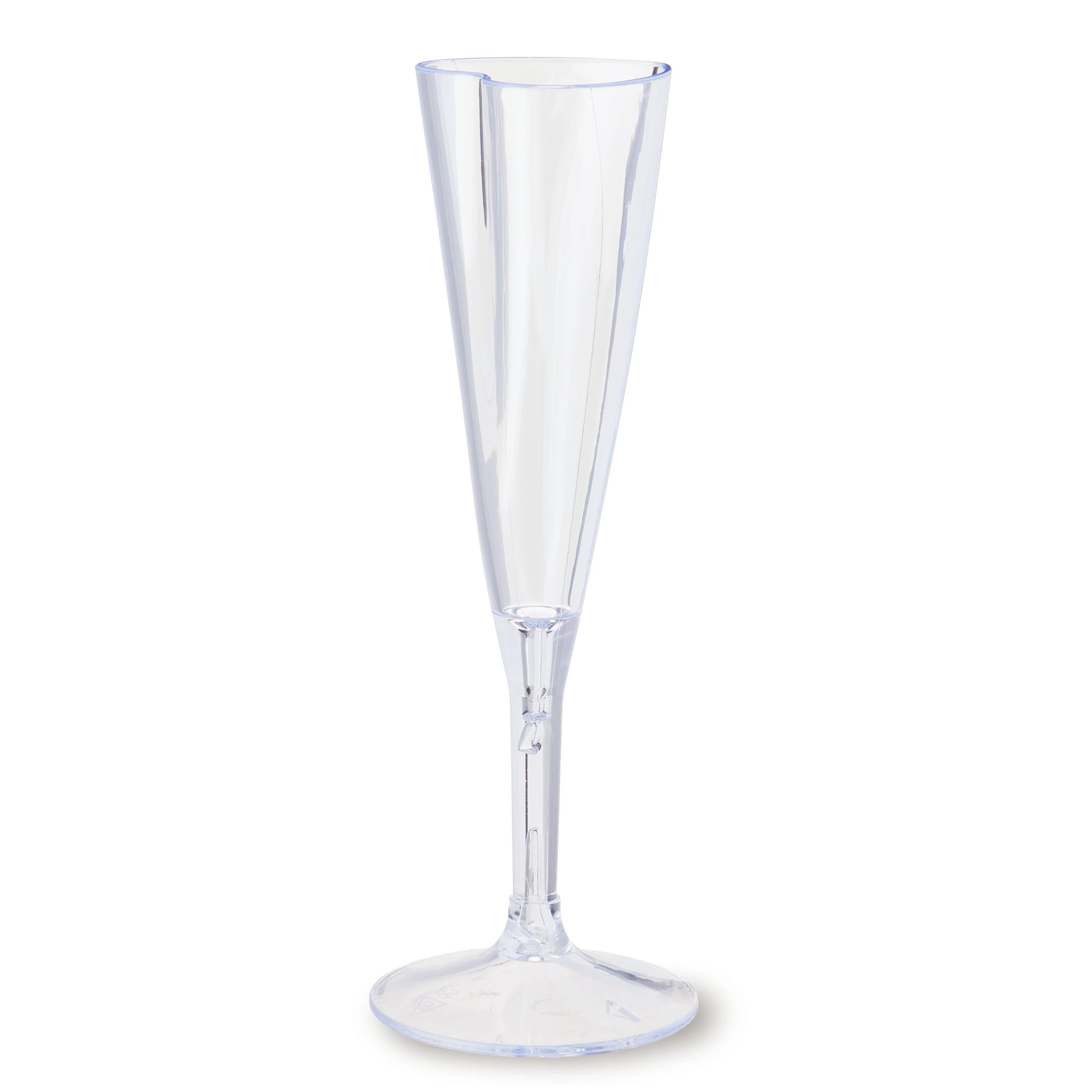 Plastic Heart Champagne Glass, Clear, Valentine's Day by Way To Celebrate | Walmart (US)