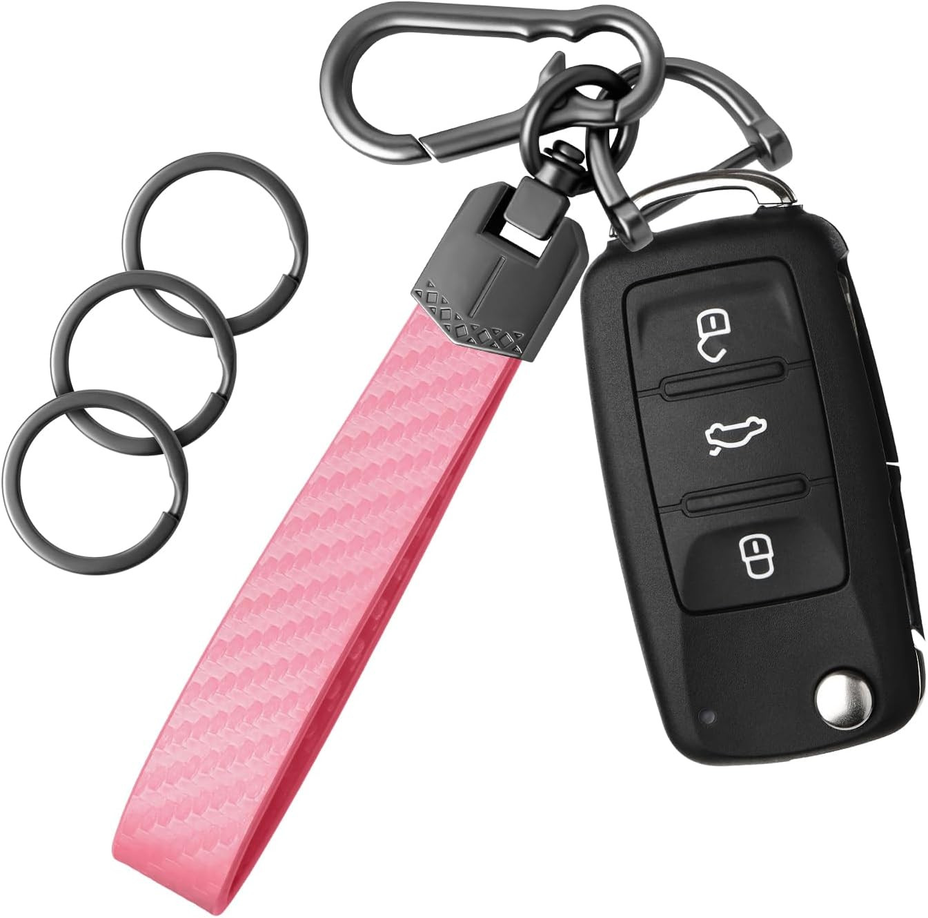 Leather Car Keychain for Home Car Keys | Amazon (US)