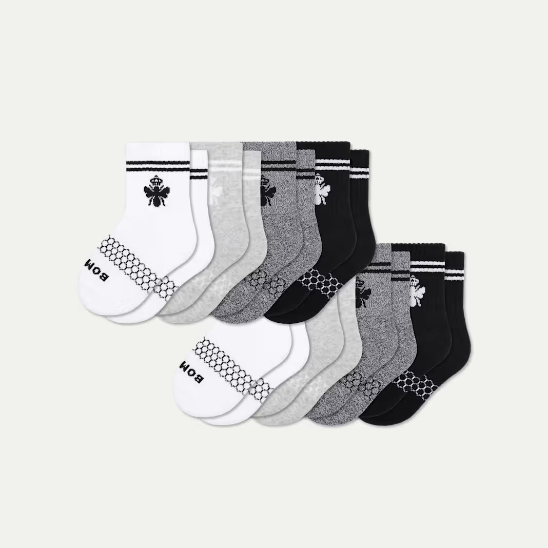 Junior Originals Calf Sock 8-Pack | Bombas
