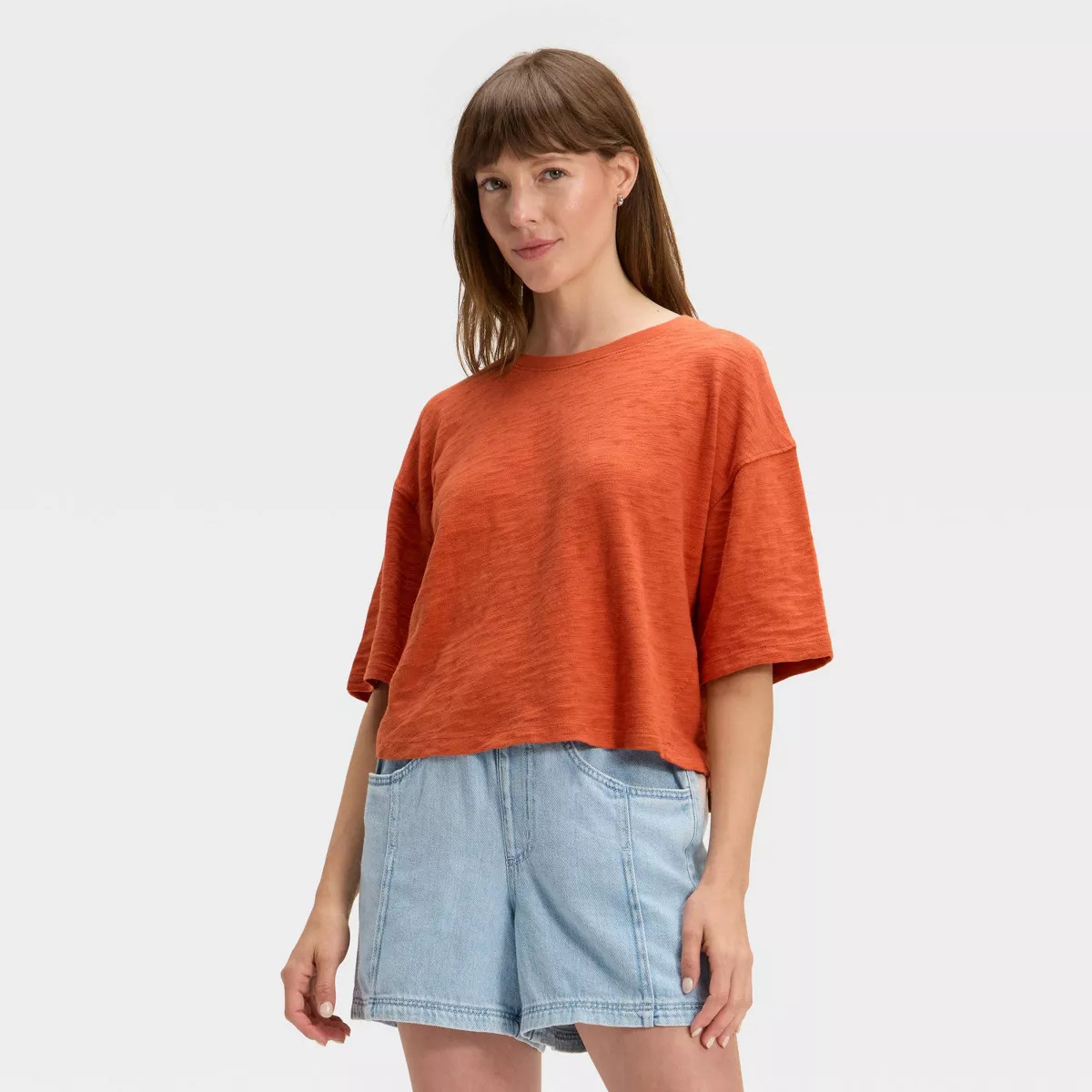 Women's Leisure Studio Boxy Short Sleeve T-Shirt - Universal Thread™ | Target