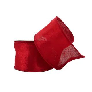 2.5" x 20ft. Velvet Wired Ribbon by Celebrate It® Christmas | Michaels | Michaels Stores