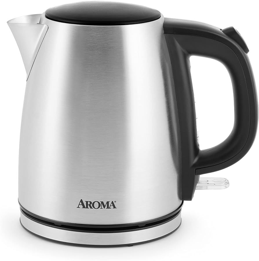 Aroma Housewares Housewares 1.0L / 4-cup Stainless Steel Electric Kettle (AWK-267SB) | Amazon (US)