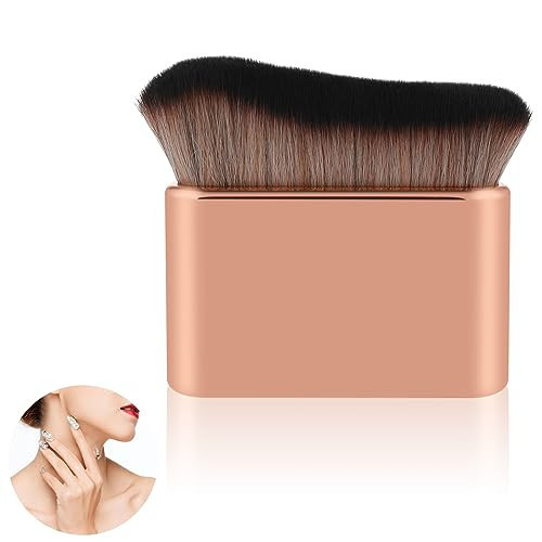 Tanning Brush, Body Makeup Brush Self Tanner Brush for Body Kabuki Foundation Brush ody Makeup Blend & Blur Tan Brush Applicator for Body & Leg Makeup Tanning Brush for Tanners Mousse | Amazon (US)