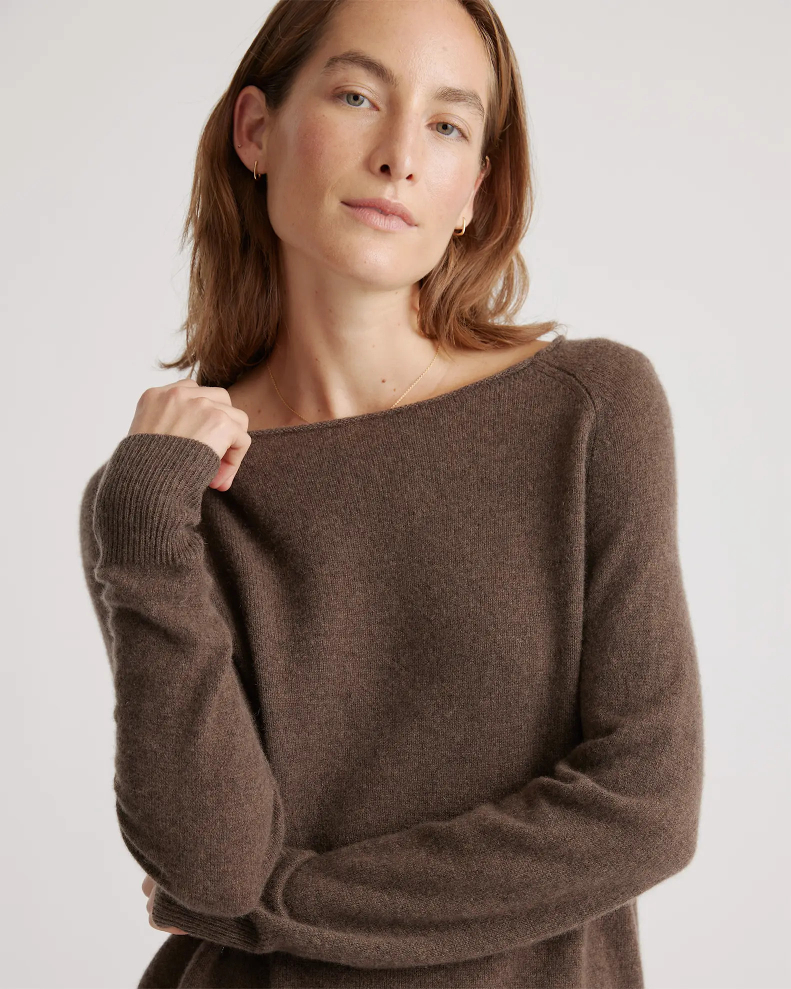 Mongolian Cashmere Boatneck Sweater | Quince