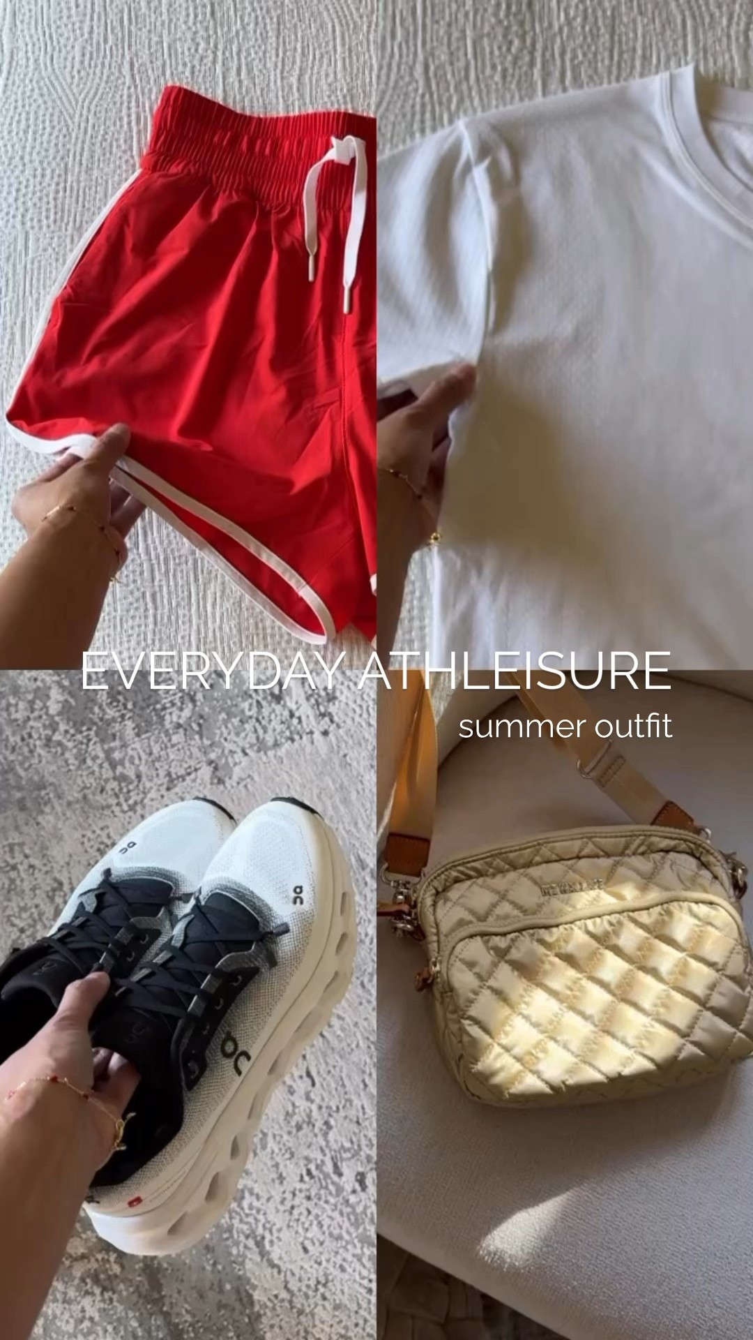 Everyday athleisure summer outfit. 
- For working out or out and about in the heat to stay cool and comfy. 
- This top is a newer vest of one of my closet staple athleisure pieces. Relaxed fit with perfect length in one of my favorite activewear fabrics. True to size. On sale for $39. 
- Shorts in a new color to mix in with all of your neutrals. I have this relaxed sport short from previous seasons in other colors. Material is good quality and lightweight. I size down, but could also wear true to size. On sale for $39. 
- My favorite brand for athletic sneakers, in a no-tie slip on style. 
- Crossbody camera bag makes a good travel bag too. 
- Look for less sunglasses around $15  

#LTKOver40 #LTKSaleAlert #LTKActive