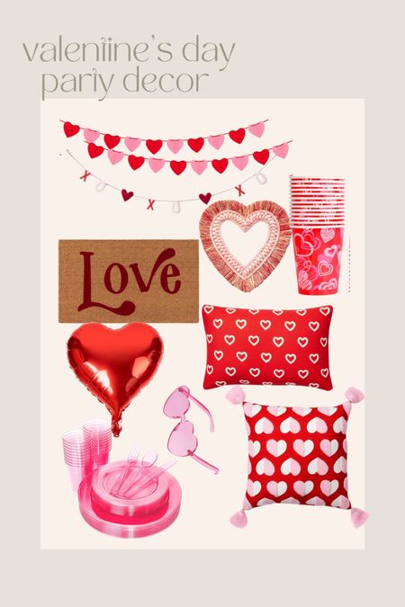 Some adorable Valentine’s Day party / home decor! 

#LTKFind #LTKSeasonal #LTKhome