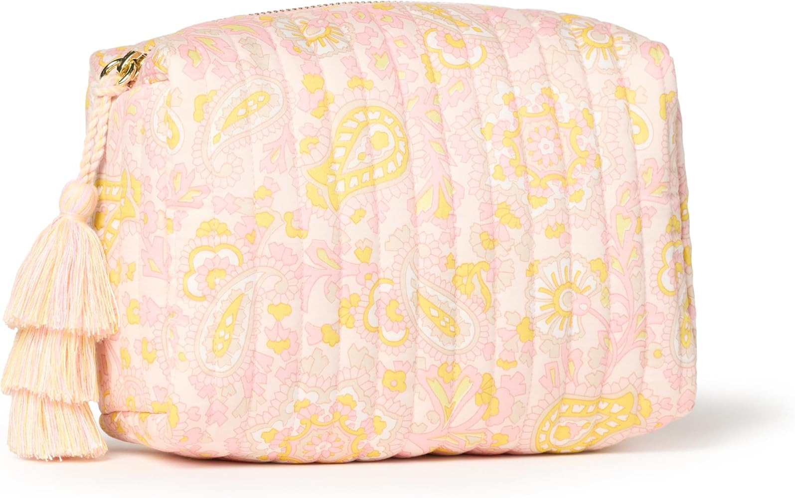 Amazon Essentials x Sofia Grainge Women's Quilted Makeup Toiletry Bag | Amazon (US)