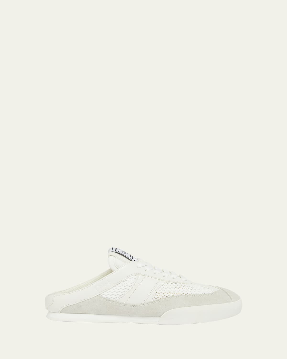 Kick Mesh and Leather Low-Top Mule Sneakers | Bergdorf Goodman