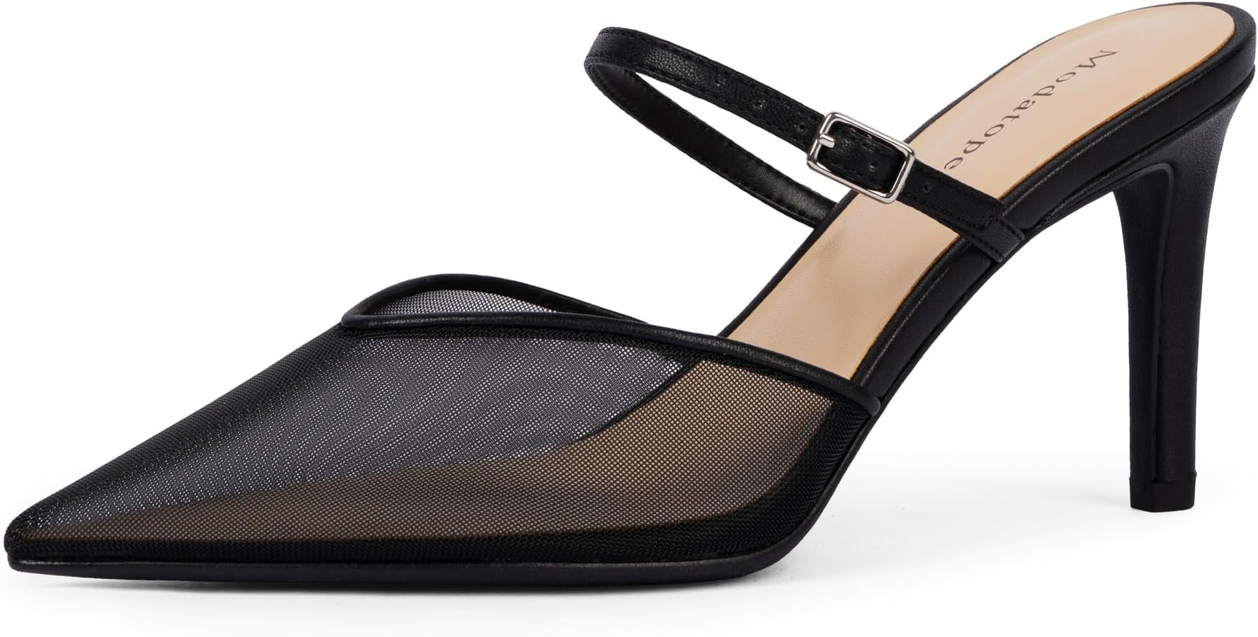 Modatope Pointed Toe Ankle Strap Heels for Women Stiletto Closed Toe Pumps Women Dress Party Mule... | Amazon (US)