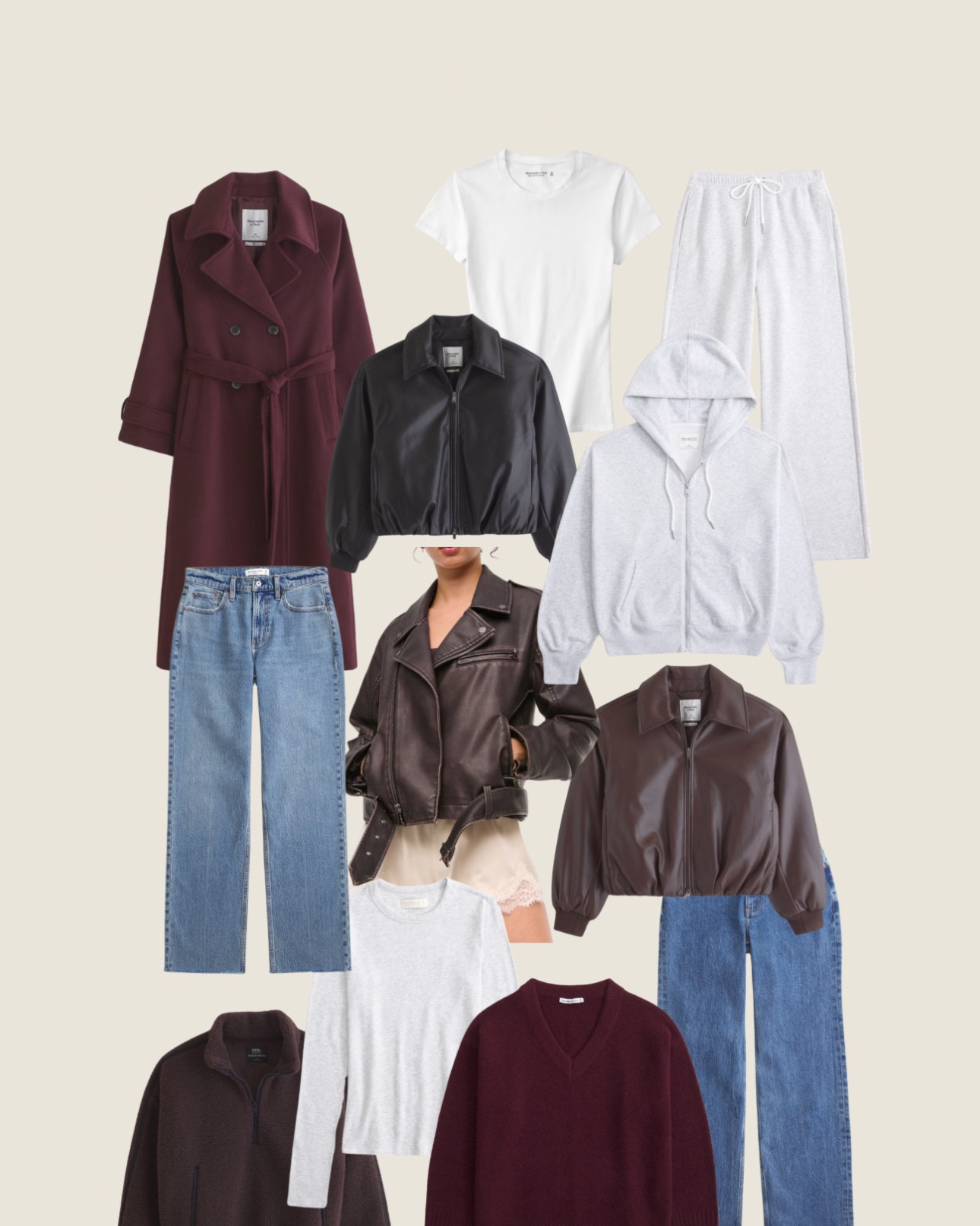 Some recent pieces I’ve picked up at Abercrombie 🖤 making my favourite jeans fit me for as long as possible because I can’t part with them just yet 🤰🏻 also the faux leather bomber is a dream!!! I’ll link everything on my stories and LTK as always. Ad.

Jeans, Abercrombie, new in pieces, faux leather jacket, grey tracksuit, basics 

#LTKautumn #LTKwinter #LTKeurope