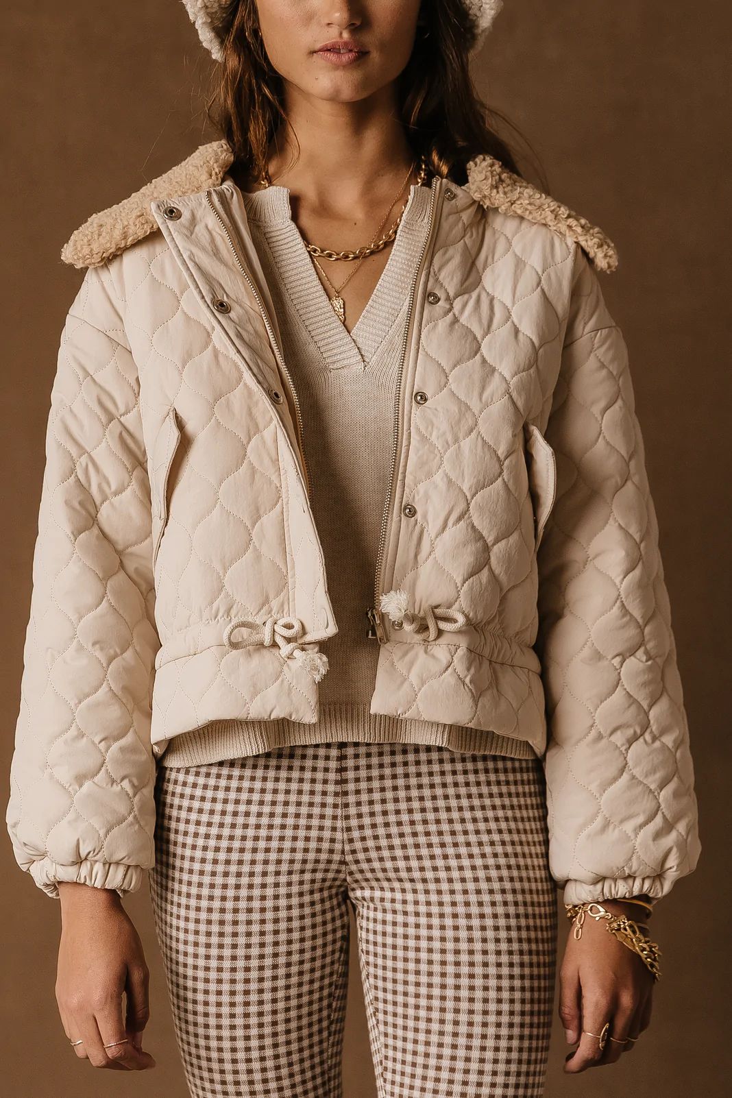 Essence Quilted Short Jacket - FINAL SALE | Bohme