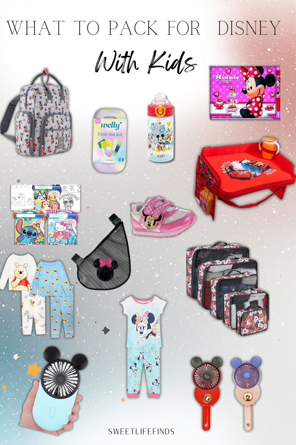 Pack smarter for Disney with kids — these Amazon finds help keep snacks, outfits, fans, water bottles, activities, and little emergencies organized before you even get to the park. Perfect for stroller days, long lines, Florida heat, hotel stays, and keeping kids busy between rides.
#SweetLifeByKourtney #DisneyWithKids #DisneyPackingList #AmazonFinds 

 #LTKmomlife #LTKTravel #LTKKids