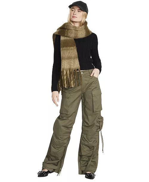 Steve Madden Women's At A Crossroads Plaid Scarf - Macy's | Macy's