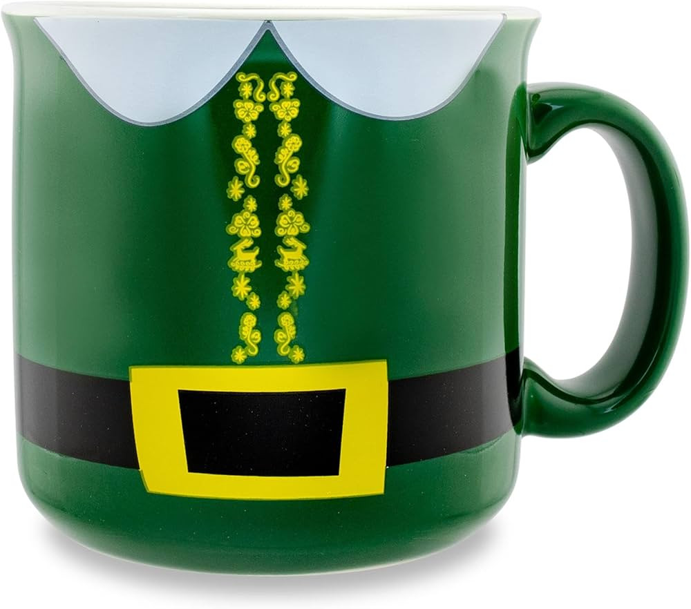 Elf Buddy Ceramic Camper Mug | Large Coffee Cup For Tea, Espresso, Cocoa | Holds 20 Ounces | Amazon (US)