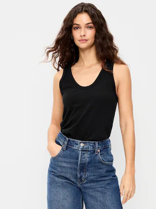 Relaxed Scoop-Neck Tank Top | Old Navy (US)