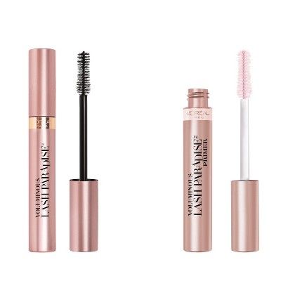 L'Oreal Paris Voluminous Lash Paradise Mascara and Primer Kit - Blackest Black and Millennial Pin... | Target