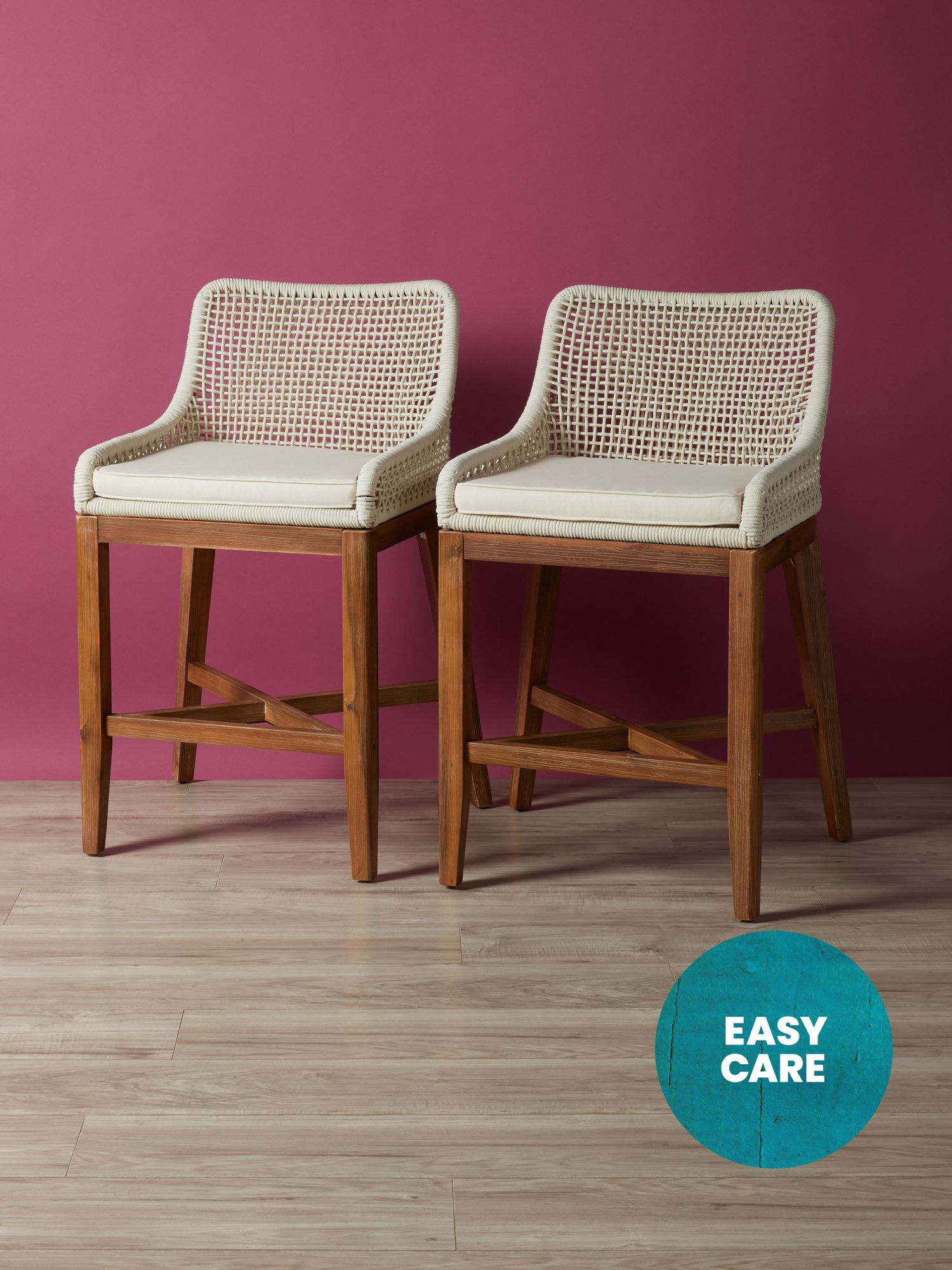 2pk 38in Grid Weave Counter Stools | Kitchen | HomeGoods | HomeGoods