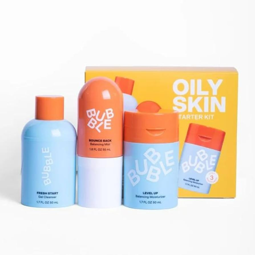 Bubble Skincare 3-Step Balancing Bundle, For Normal to Oily & Combo Skin, set of 3 | Amazon (US)
