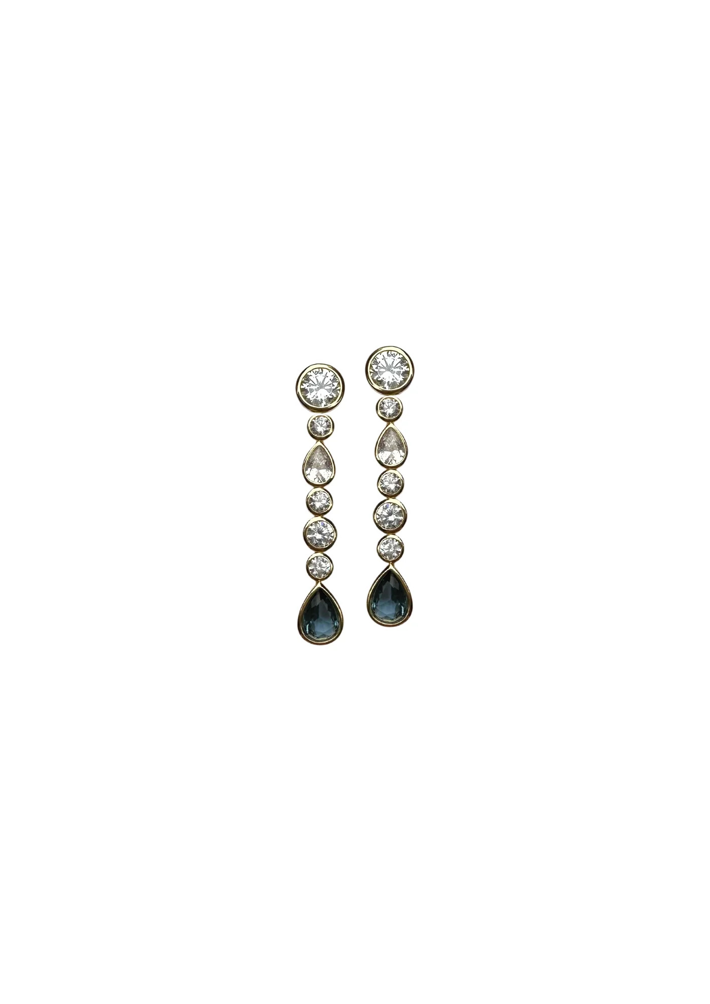 Blanc Bezel London Blue Drop | Nicola Bathie Jewelry
