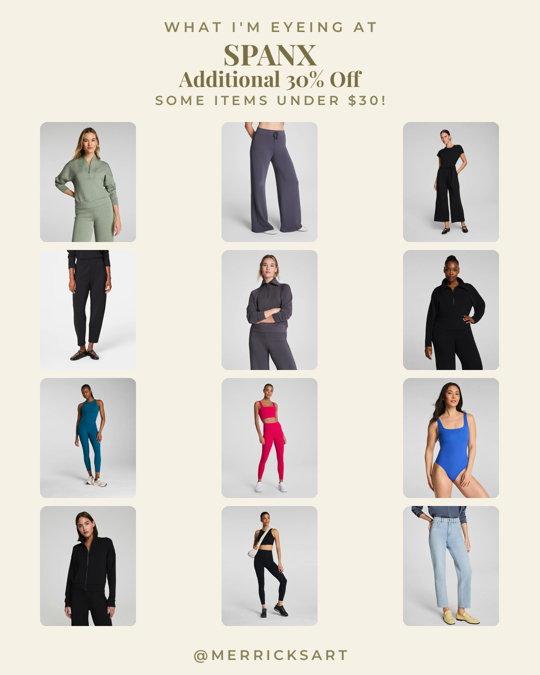 @spanx
Additional 30% off sale! Some items under $30! 

 #LTKSaleAlert