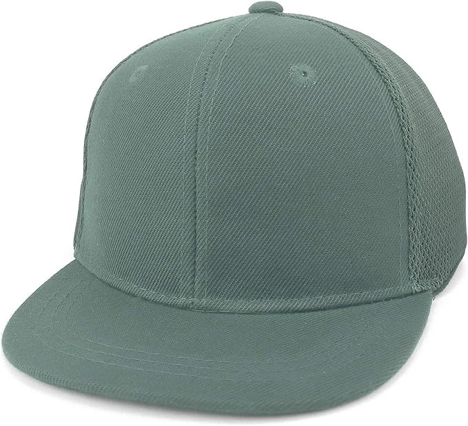 Trendy Apparel Shop infant to toddler Size Structured Flatbill Mesh Cap | Amazon (US)