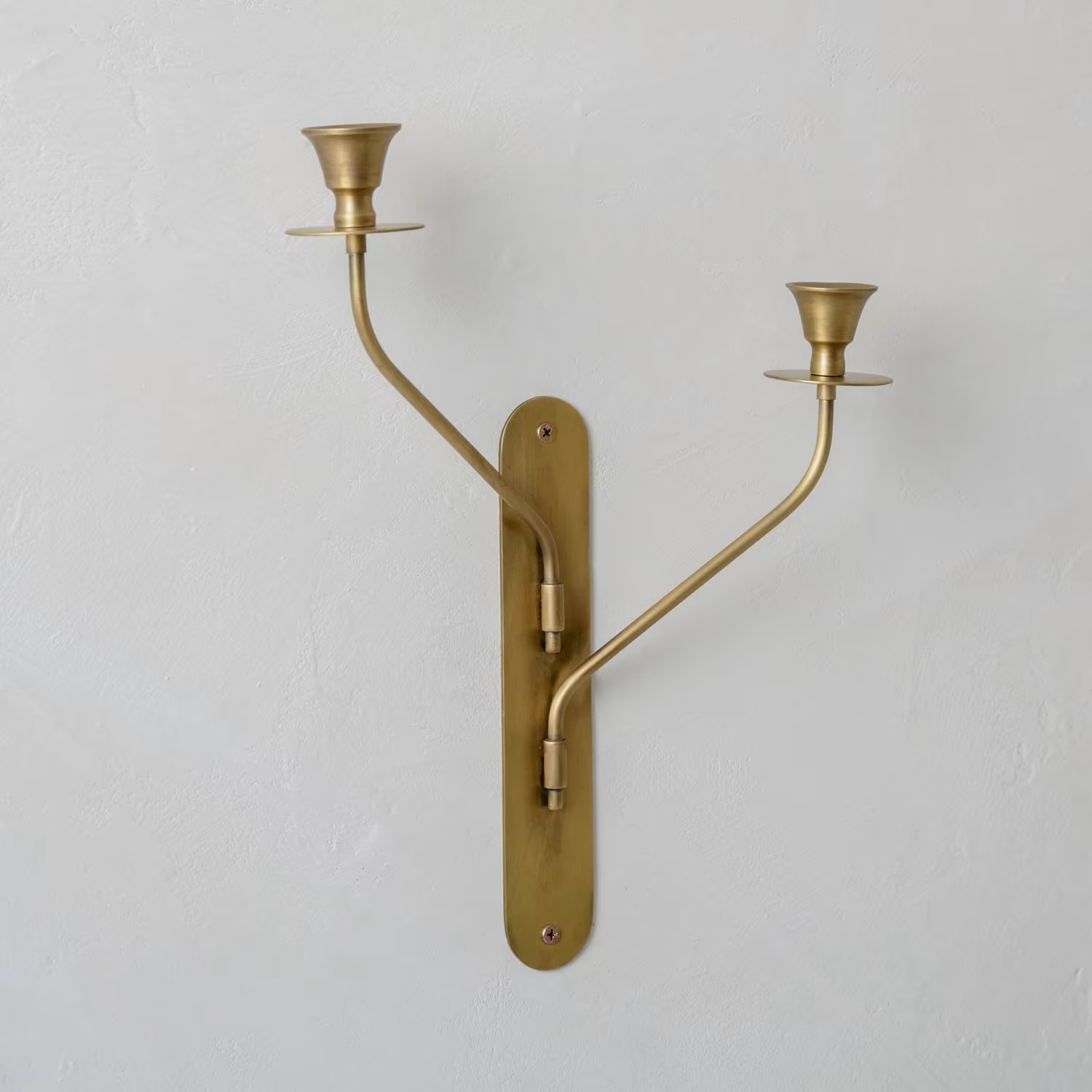 Margo Antiqued Brass Double Wall Sconce | Magnolia