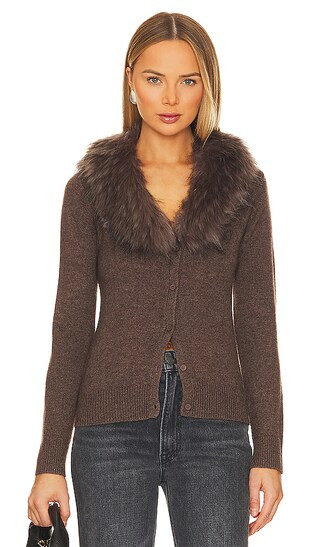 Hadlee Cardigan in Driftwood | Revolve Clothing (Global)