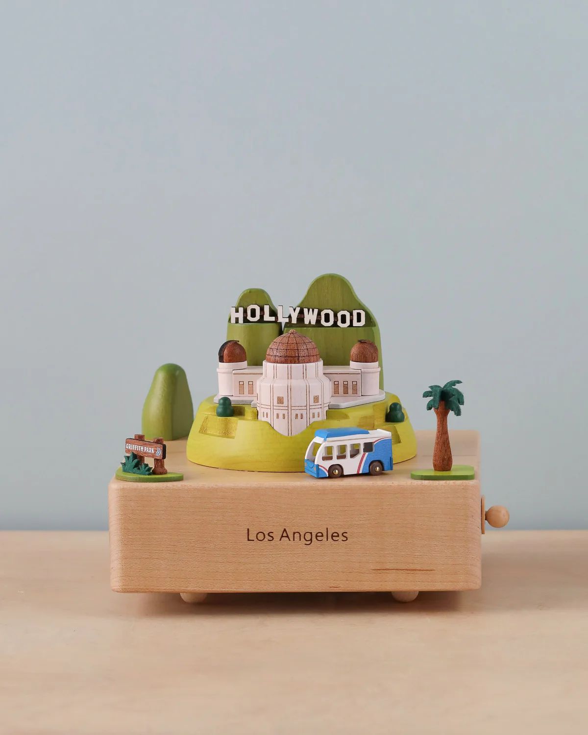 Los Angeles Wooden Music Box | Odin Parker