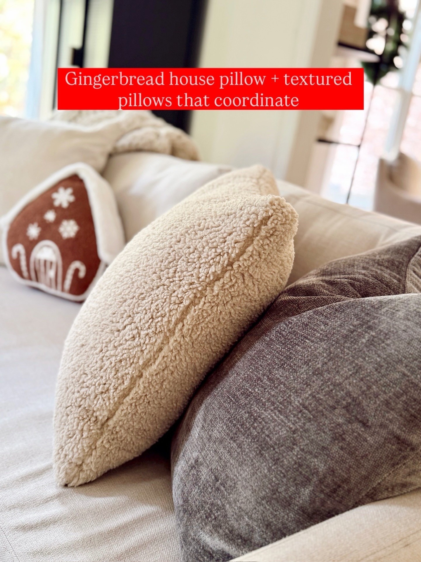 The best selling gingerbread house pillow for Christmas living room decor is on sale today for under $20!!

#LTKSaleAlert #LTKHome #LTKSeasonal
