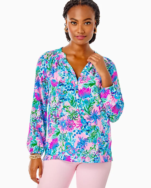Elsa Silk Top | Lilly Pulitzer