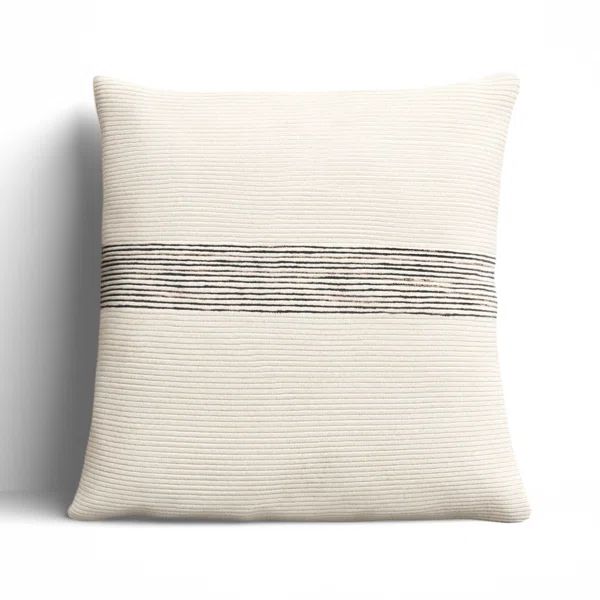 Cason Striped Cotton Blend Throw Pillow | Wayfair North America