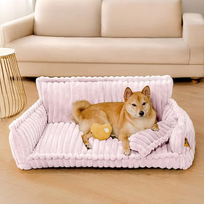 FUNNY FUZZY Dog Bed for Medium Large Dogs - Orthopedic Dog Sofa with Removable Washable Cover and Anti-Slip Bottom | Target