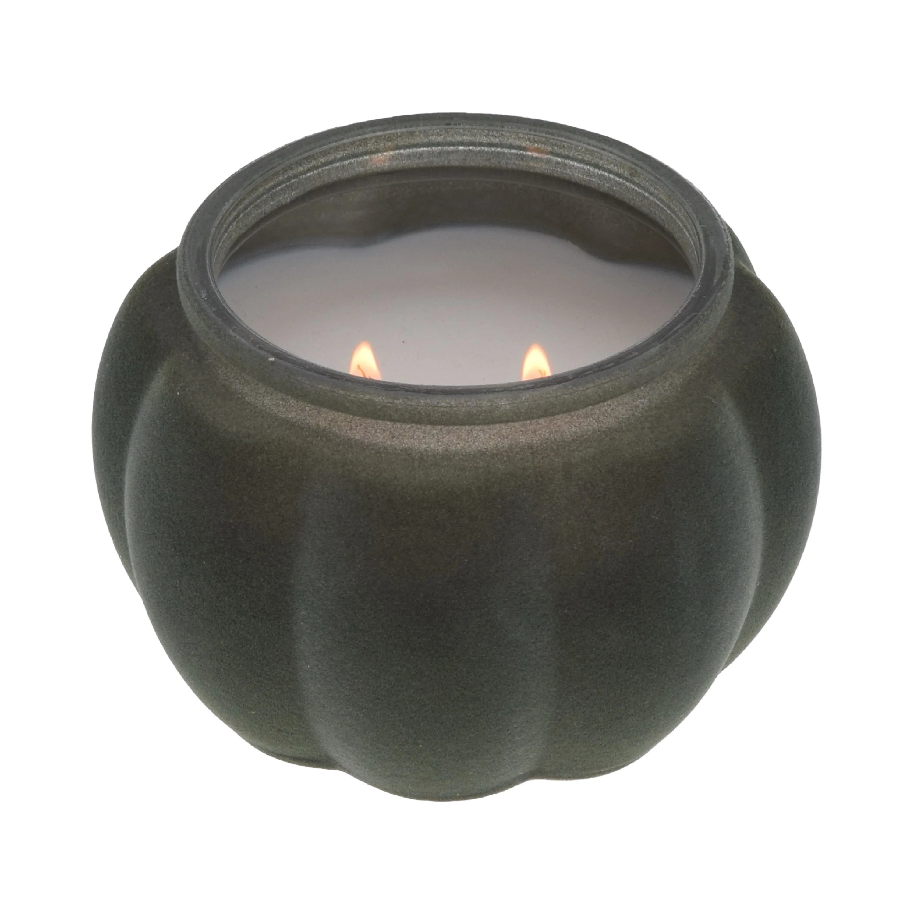 Better Homes & Gardens Fresh Cut Frasier Scented 2-Wick 10oz (284.3 g) Medium Flocked Pumpkin Jar... | Walmart (US)